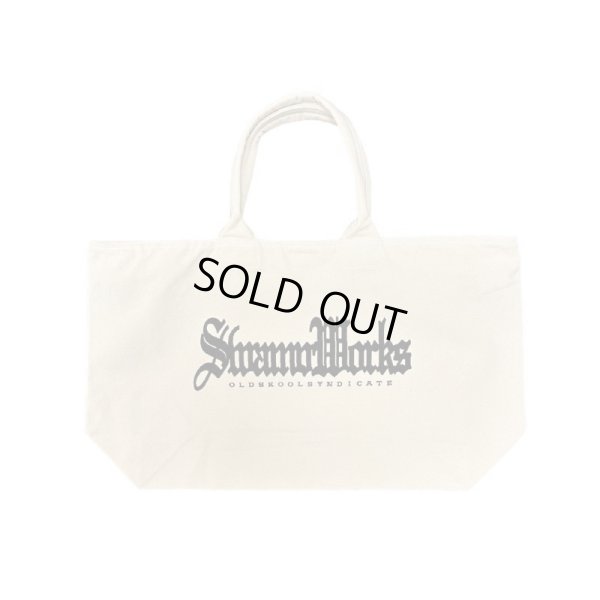 画像1: 【 Qee Original 】SWAMPWORKS ZIP TOTE BAG / IVORY