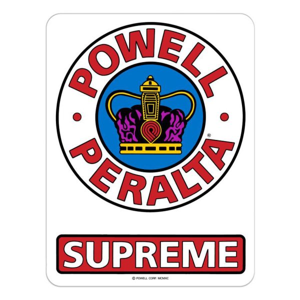 画像1: 【 Powell Peralta 】ステッカー SUPREME OG 3.25"