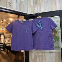 他の写真1: 子ども用【 Santa Cruz Skateboards 】スクリーミングハンド TEE / ヘザーPURPLE