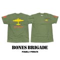 【 Powell Peralta 】Bones Brigade " Bomber " T-Shirts / OLIVE