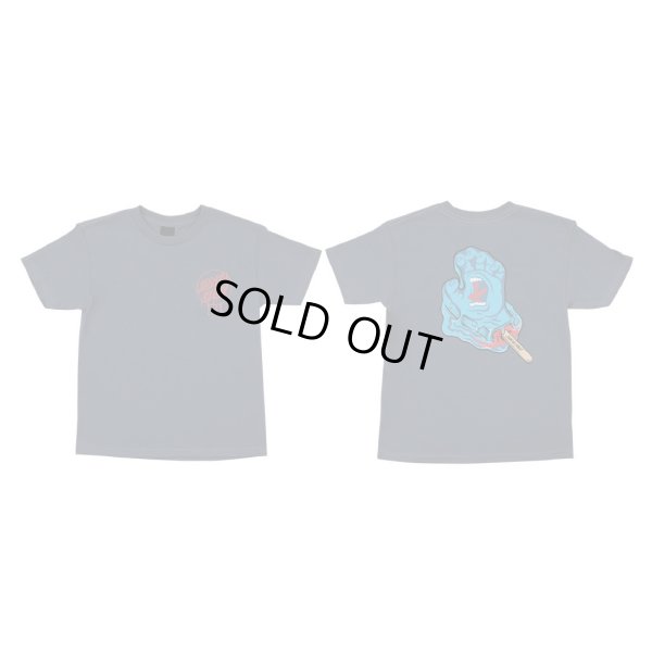 画像1: 【 Santa Cruz Skateboards 】子ども用 POPSICLE HAND TEE / STEEL BLUE