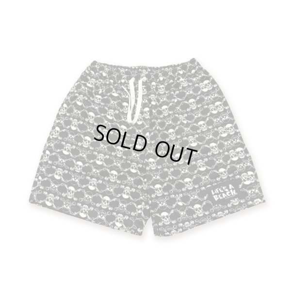 画像1: 【 Life's a Beach 】SKULL PATTERN SHORTS