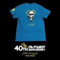 【 Powell Peralta 】MIKE McGILL 40th Anniversary McTWIST T-SHIRTS / GALAPAGOS BLUE