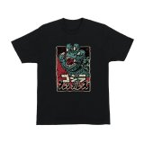 【 Santa Cruz Skateboards 】GODZILLA vs SANTA CRUZ / GODZILLA HAND FRONT TEE