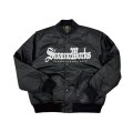 【 Qee Original 】SwampWorks 90's Style Stadium Jacket / BLACK