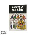 ※ フリー在庫【 Life's a Beach 】Jeff Phillips Design / STICKER PACK（3枚セット）