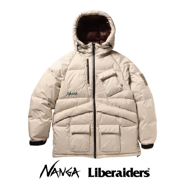 画像1: 【 Liberaiders 】NANGA X LIBERAIDERS AURORA TACTICAL DOWN JACKET / IVORY