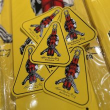 他の写真1: 【 Powell Peralta 】BRUCE LEE x SKULL&NUNCHACK STICKERS / YELLOW