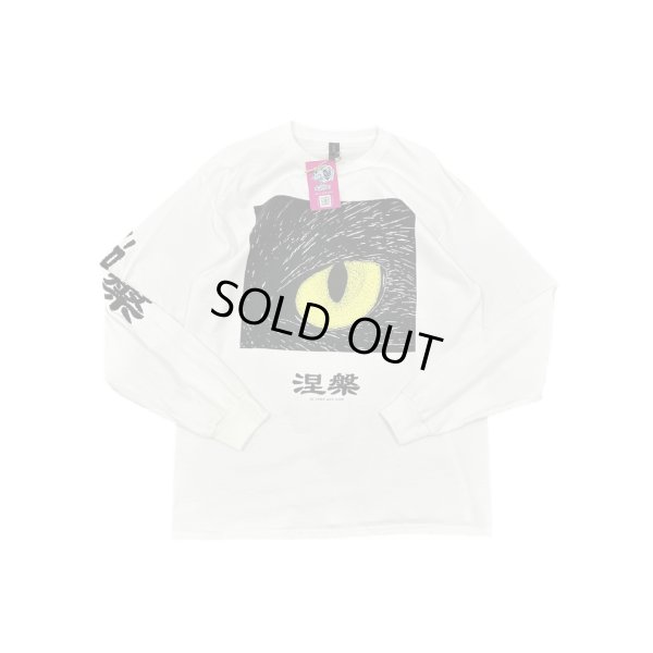 画像1: 【 Jesus and John 】涅槃シリーズ "猫目" L/S TEE / WHITE