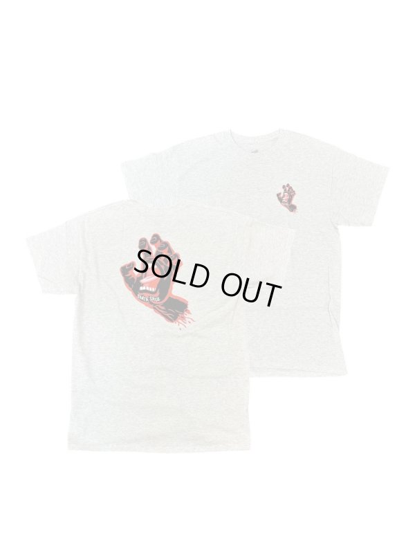 画像1: 【 Santa Cruz Skateboards 】SCREAMING HAND T-SHIRTS / ASH
