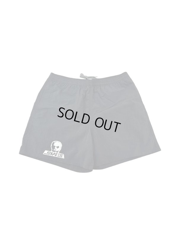 画像1: 【 Skull Skates 】SKULL LOGO NYLON SHORTS / BLACK
