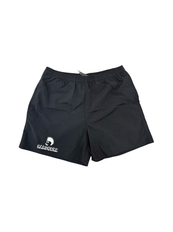 画像1: 【 Skull Skates 】HARDCORE LOGO NYLON SHORTS / BLACK