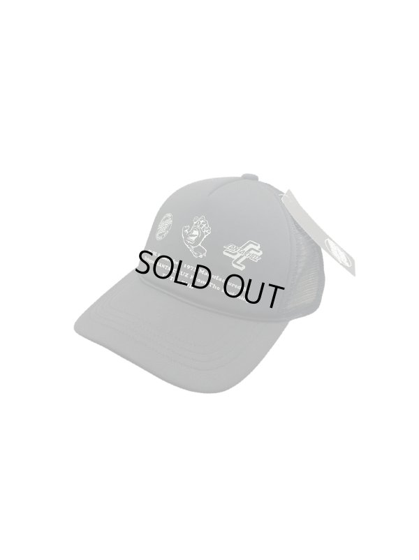 画像1: 【 Santa Cruz Skateboards 】HISTRICAL TRUCKER MESH CAP / BLACK