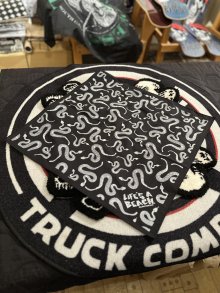 他の写真1: 【 Life's a Beach 】Snake Pattern Bandana / BLACK x WHITE