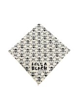【 Life's a Beach 】80's SKULL BANDANA