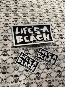 他の写真1: 【 Life's a Beach 】CLASSIC OG LOGO STICKER 3枚パック / BLACK x WHITE
