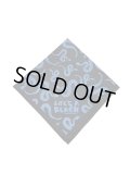 【 Life's a Beach 】Snake Pattern Bandana / BLACK x BLUE