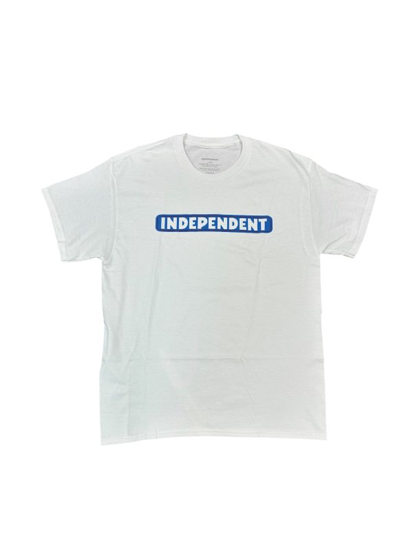 画像1: 【 Independent Trucks 】BAR LOGO T-SHIRTS / WHITE