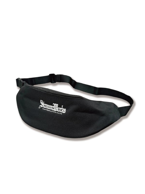 画像1: 【 Qee Original 】SwampWorks OG Logo Waist Bag / BLACK