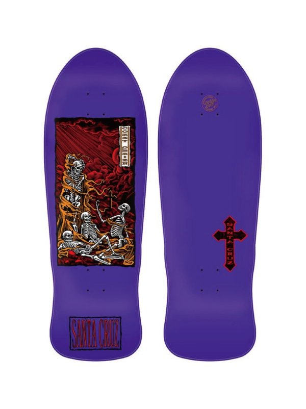 画像1: 【 Santa Cruz Skateboards 】1990 RE-ISSUE / O'BRIEN PURGATORY 9.85