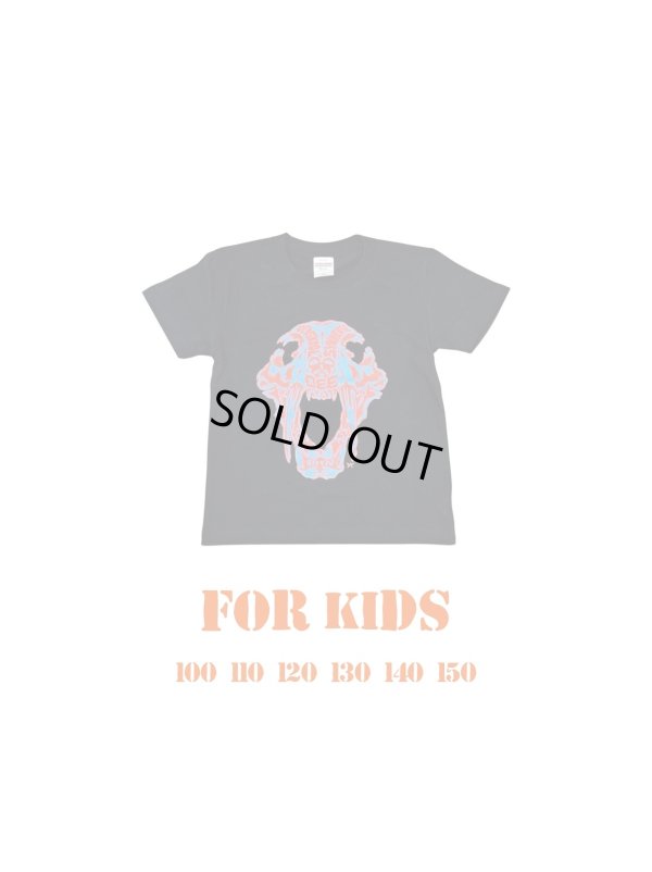 画像1: 【 Qee Original 】SAVER-TIGER by VERDY / 子供用 T-SHIRTS / BLACK
