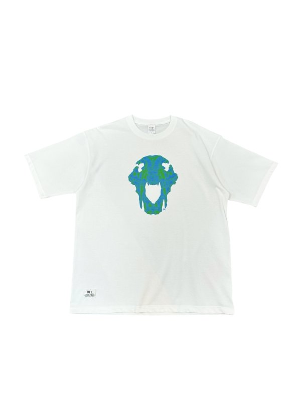 画像1: 【 Qee Original 】SAVER-TIGER by VERDY / HEAVY WEGHT WIDE T-SHIRTS / WHITE