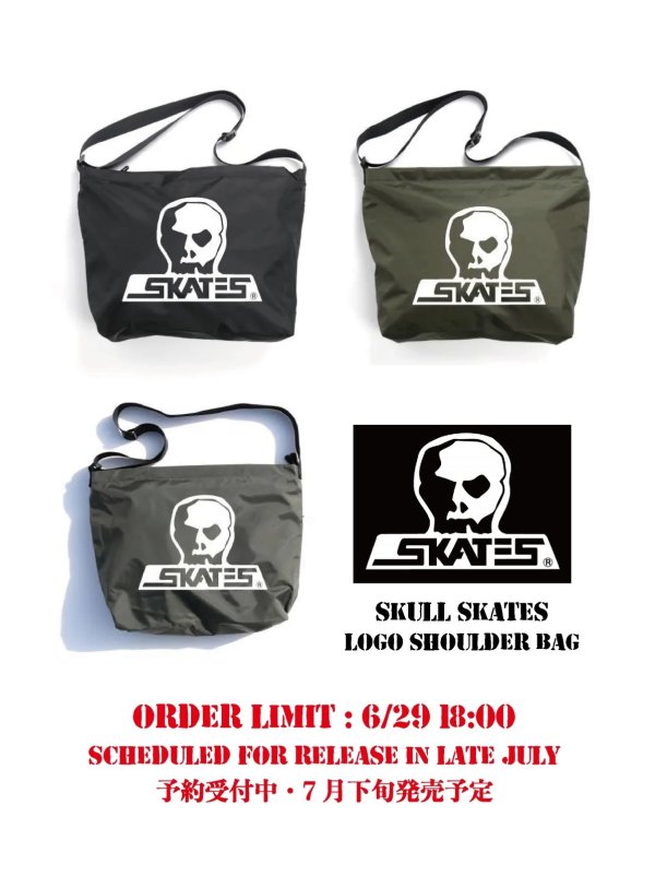 画像1: ※6/29締切【 Skull Skates 】7月末発売予定！LOGO SHOULDER BAG