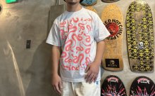 他の写真2: ※予約受付中【 Life's a Beach 】80's SNAKE PATTERN TEE / ASH