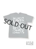 【 Life's a Beach 】80's SNAKE PATTERN TEE / BLACK