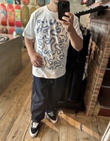 他の写真1: ※予約受付中【 Life's a Beach 】80's SNAKE PATTERN TEE / WHITE