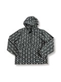 【 Life's a Beach 】80's SKULL PATTERN ANORAK / ブラック