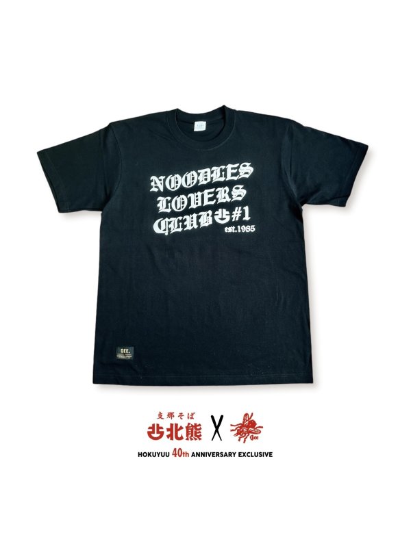 画像1: 【 北熊xQee 】北熊40th Exclusive / OLDSCHOOL TEE（BLACK）