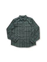 【 Independent Trucks 】INDY BELMONT L/S FLANNEL / BLACKxGREY