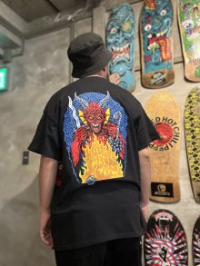 他の写真2: 【 Santa Cruz Skateboards 】SANTA CRUZ x STRANGER THINGS / HELLFIRE PIT TEE