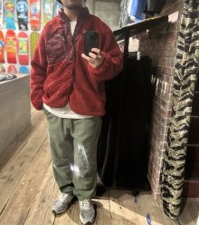 他の写真3: 【 Liberaiders 】RETRO PILE FLEECE JACKET / RED