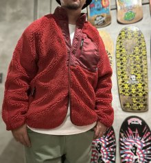 他の写真1: 【 Liberaiders 】RETRO PILE FLEECE JACKET / RED