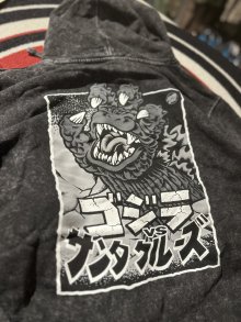 他の写真3: 【 Santa Cruz Skateboards 】Santa Cruz x Godzilla  P/O HOOD HAND FRONT