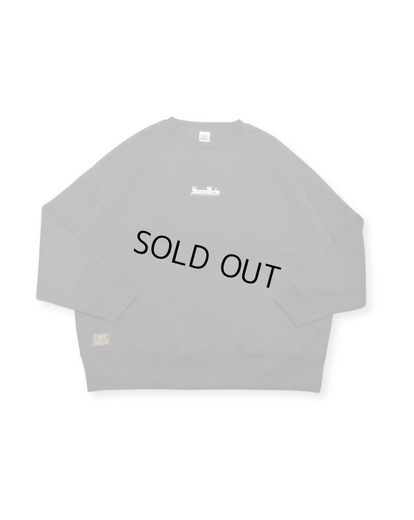 画像1: 【 Qee Original 】SWAMPWORKS OG LOGO WIDE SWEAT / BLACK