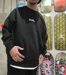 他の写真1: 【 Qee Original 】SWAMPWORKS OG LOGO WIDE SWEAT / BLACK