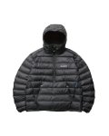 【 Liberaiders 】DOWN HALF ZIP HOODIE / BLACK