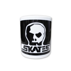 画像: 【SKULL SKATES】LOGO MUG CUP / WHITE