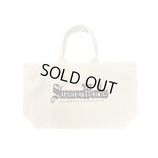 画像1: 【 Qee Original 】SWAMPWORKS ZIP TOTE BAG / IVORY