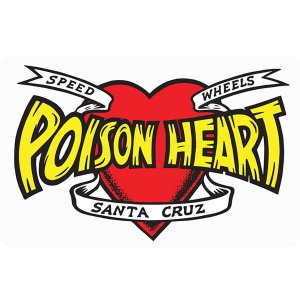 画像: 【 Santa Cruz Skateboards 】ステッカー / POISON HEART 5"