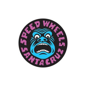 画像: 【 Santa Cruz Skateboards 】ステッカー / LTD SPEED WHEELS FACE LENTICULAR