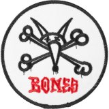 画像: 【 Powell Peralta 】ワッペン VATO RAT WHITE 3.5"