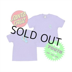 画像: 子ども用【 Santa Cruz Skateboards 】スクリーミングハンド TEE / ヘザーPURPLE