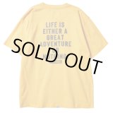 画像: 【 Liberaiders 】ADVENTURE POCKET TEE / YELLOW