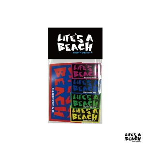 画像: ※フリー在庫【 Life's a Beach 】CLASSIC OG LOGO 5pcs STICKER PACK