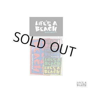 画像: ※フリー在庫【 Life's a Beach 】CLASSIC OG LOGO 5pcs STICKER PACK