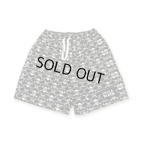 画像1: 【 Life's a Beach 】SKULL PATTERN SHORTS